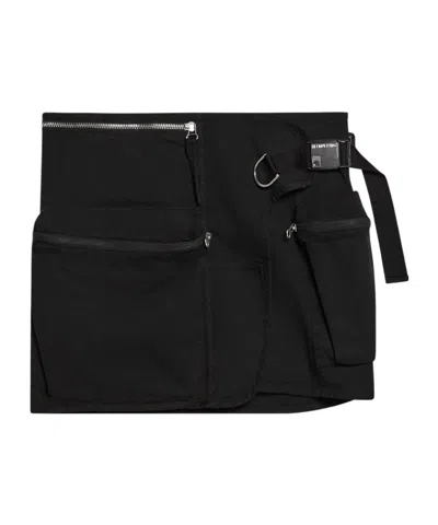 Helmut Lang Field Mini Skirt In Black - 001