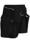 Helmut Lang Field Stretch-cotton Mini Skirt In Black
