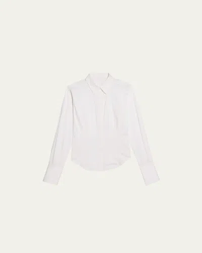 HELMUT LANG FITTED BUTTON-FRONT SHIRT