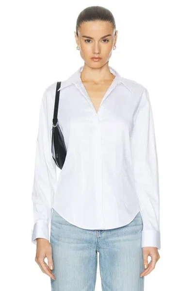 Helmut Lang Fitted Shirt In Optic White
