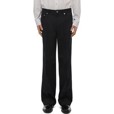 Helmut Lang Saddle Relaxed Fit 30.5jeans In Rinsed Black