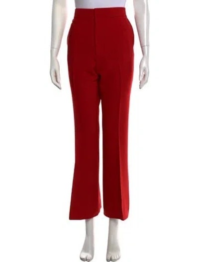 Pre-owned Helmut Lang Flared Pants In Red