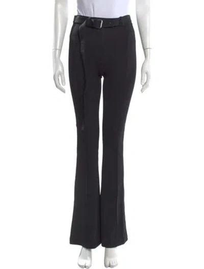 Pre-owned Helmut Lang Flared Pants In Black