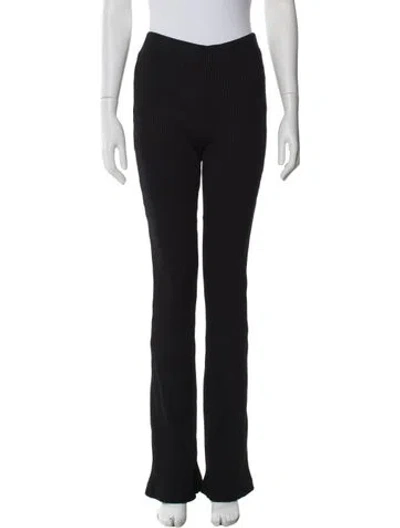 Pre-owned Helmut Lang Flared Pants In Black
