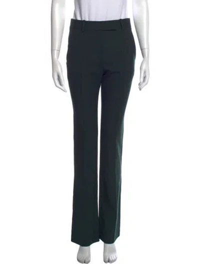 Pre-owned Helmut Lang Flared Pants In Green