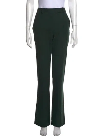 Pre-owned Helmut Lang Flared Pants In Green