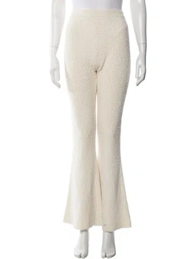 Pre-owned Helmut Lang Flared Pants In Neutral