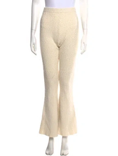 Pre-owned Helmut Lang Flared Pants In Neutral