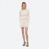 Helmut Lang Flared Shorts In Antique White