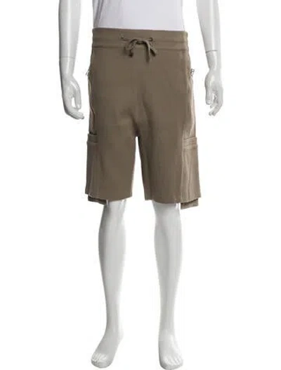 Pre-owned Helmut Lang Flat Front Shorts In Brown