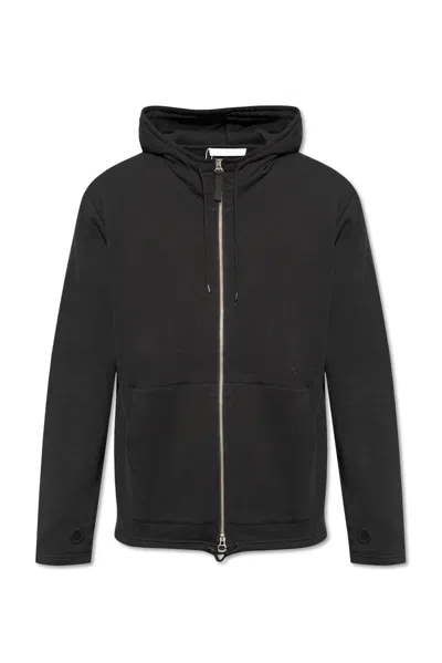 Helmut Lang Fleece Zip In Black