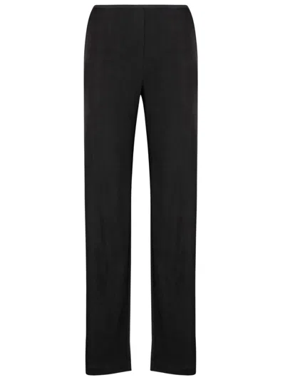 Helmut Lang Fluid Black Viscose Pants