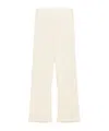 Helmut Lang Vent Wool Blend Bootcut Pants In White