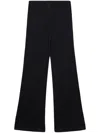 Helmut Lang Fluid Straight-leg Trousers In Black