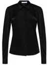 Helmut Lang Fluid Slim Fit Button-up Shirt In Black
