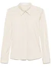 Helmut Lang Fluid Slim Shirt.liq In Brown