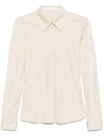 Helmut Lang Fluid Shirt In Brown
