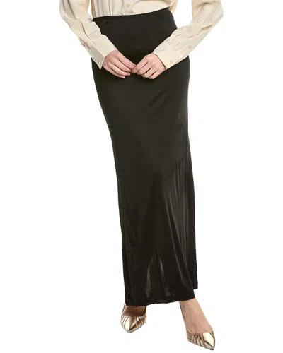 Helmut Lang Stretch-jersey Maxi Skirt In Black