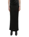 Helmut Lang Elastic Waist Skirt In Black
