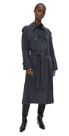 Helmut Lang Fluid Trench Indigo In Multi