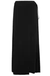 Helmut Lang Stretch-jersey Maxi Skirt In Black