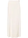 Helmut Lang Jersey Max Skirt In Neutrals