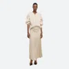 Helmut Lang Fluid Maxi Wrap Skirt In Warm Sand