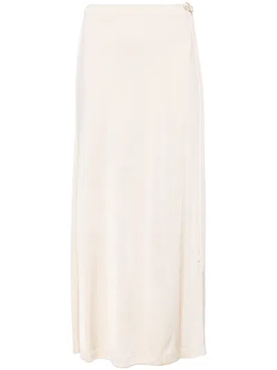 HELMUT LANG HELMUT LANG FLUID WRAP SKIRT.LIQ