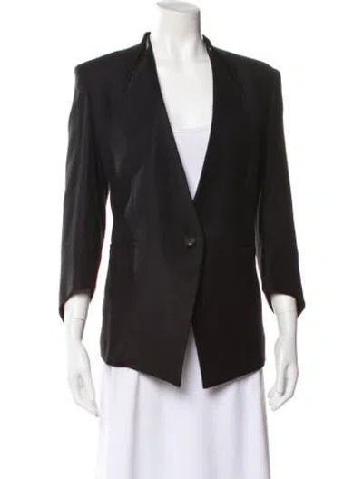 Pre-owned Helmut Lang For Intermix Blazer In Black