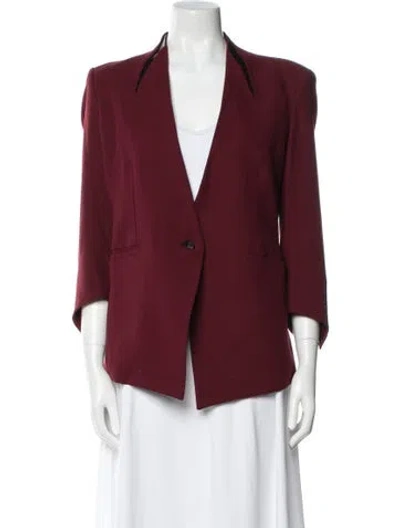 Pre-owned Helmut Lang For Intermix Blazer In Red