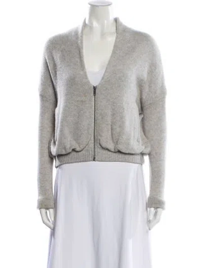 Pre-owned Helmut Lang For Intermix Cashmere Blazer In Gray