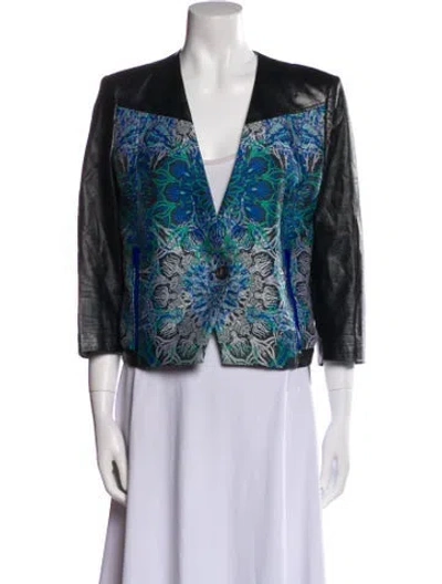 Pre-owned Helmut Lang For Intermix Patterned Jacket In Multi