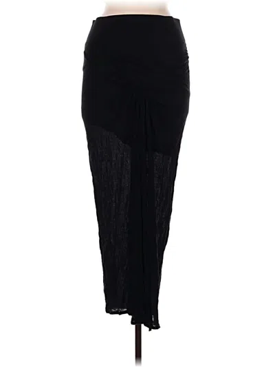 Pre-owned Helmut Lang Formal Skirt In Black