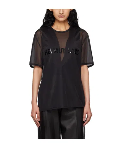 Helmut Lang Black Sheer T-shirt