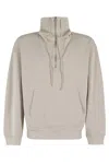 Helmut Lang Funnel-neck Sweatshirt In Stone