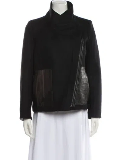 Pre-owned Helmut Lang Fur Jacket In Black