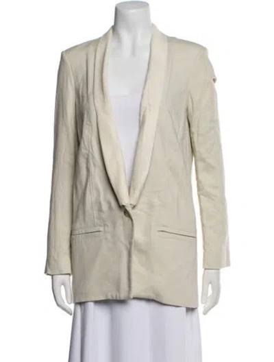 Pre-owned Helmut Lang Fur Jacket In Neutral