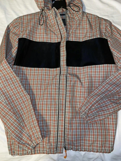 Pre-owned Helmut Lang Fw19  Technoplaid Water Resistant Jacket In Multicolor