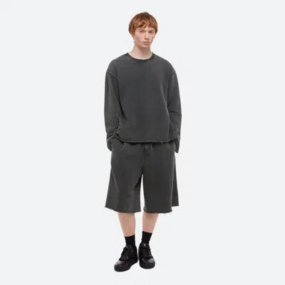 Helmut Lang Garment-dyed Upstate Sweatshirt In Gray