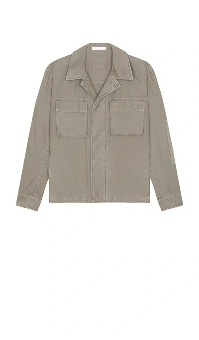 Helmut Lang Garment Dyed Utility Jacket In Gray