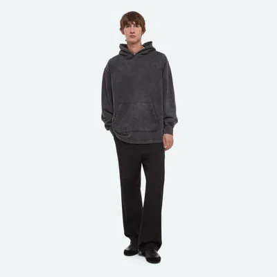 Helmut Lang Garment-dyed Wardrobe Hoodie In Gray
