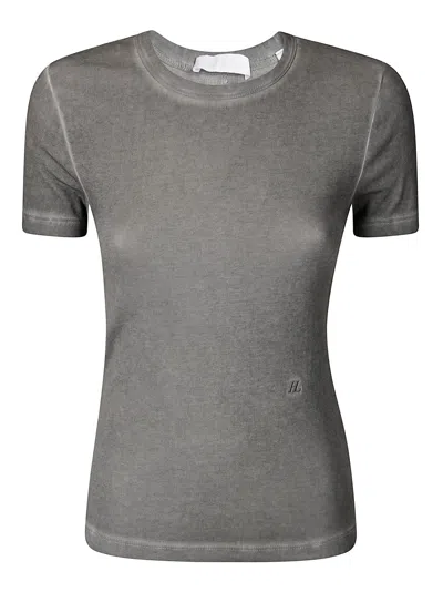 Helmut Lang Gd Shrunken Tee.gd R In Gunmetal