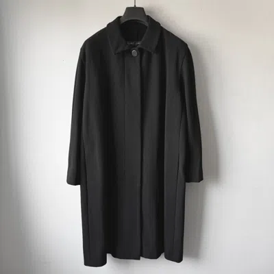 Pre-owned Helmut Lang Grail 1987  Car Coat In Black