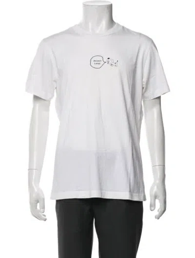 Pre-owned Helmut Lang Graphic Print Crew Neck T-shirt In Black