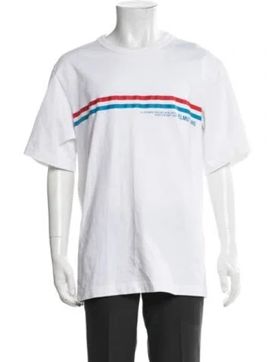 Pre-owned Helmut Lang Graphic Print Crew Neck T-shirt In Multi