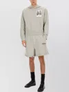 Helmut Lang Graphic Print Hooded Sweatshirt In Gray