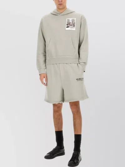 Helmut Lang Graphic Print Hooded Sweatshirt