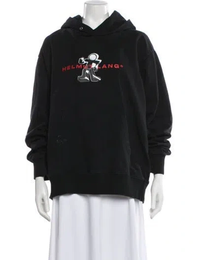 Pre-owned Helmut Lang Graphic Print Jacket In Black