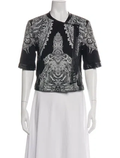Pre-owned Helmut Lang Graphic Print Jacket In White
