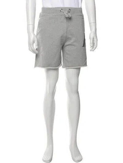 Pre-owned Helmut Lang Graphic Print Jogger Shorts W/ Tags In Black